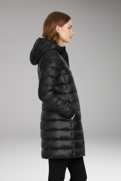 Women's Quilted Hooded Jacket