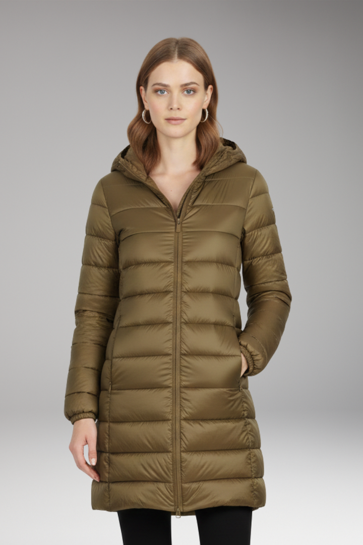 Women's Quilted Hooded Jacket