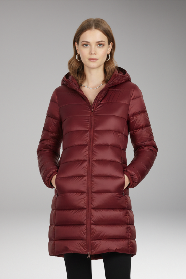 Women's Quilted Hooded Jacket