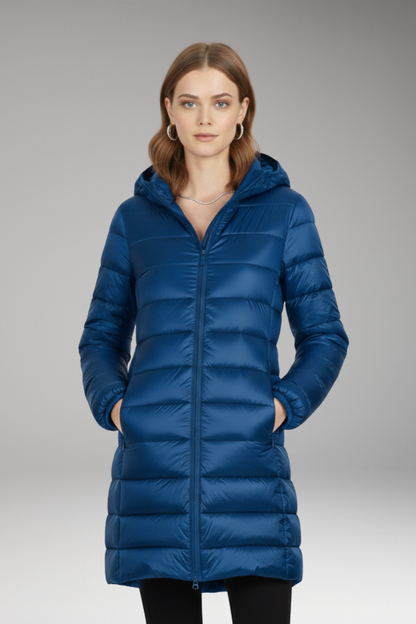 Women's Quilted Hooded Jacket