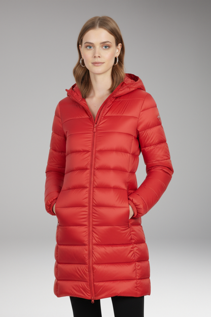 Women's Quilted Hooded Jacket