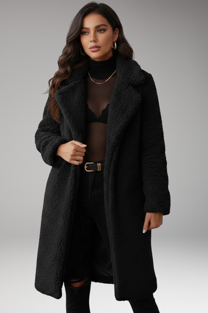 Women's Lapel Jacket Textured Surface