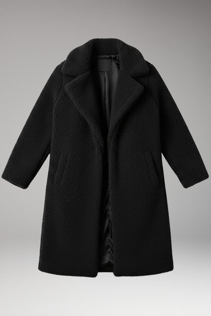 Women's Lapel Jacket Textured Surface - VibreMode