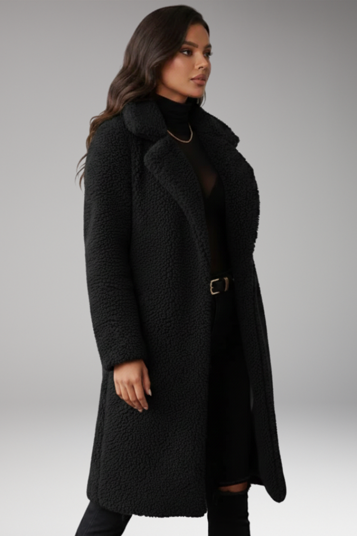 Women's Lapel Jacket Textured Surface