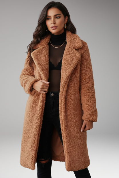 Women's Lapel Jacket Textured Surface
