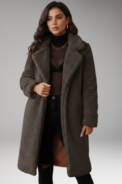 Women's Lapel Jacket Textured Surface