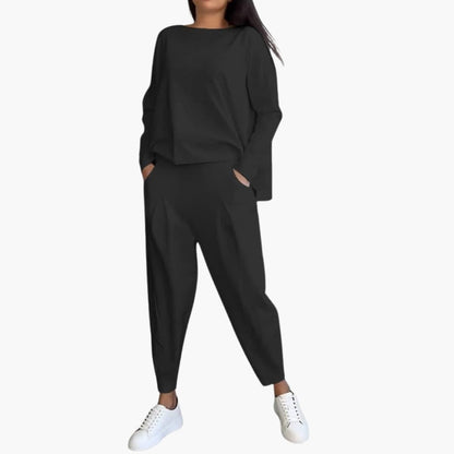 Women's Long Sleeve Two Piece Outfit Set