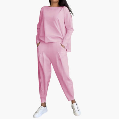 Women's Long Sleeve Two Piece Outfit Set