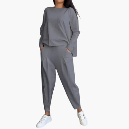 Women's Long Sleeve Two Piece Outfit Set