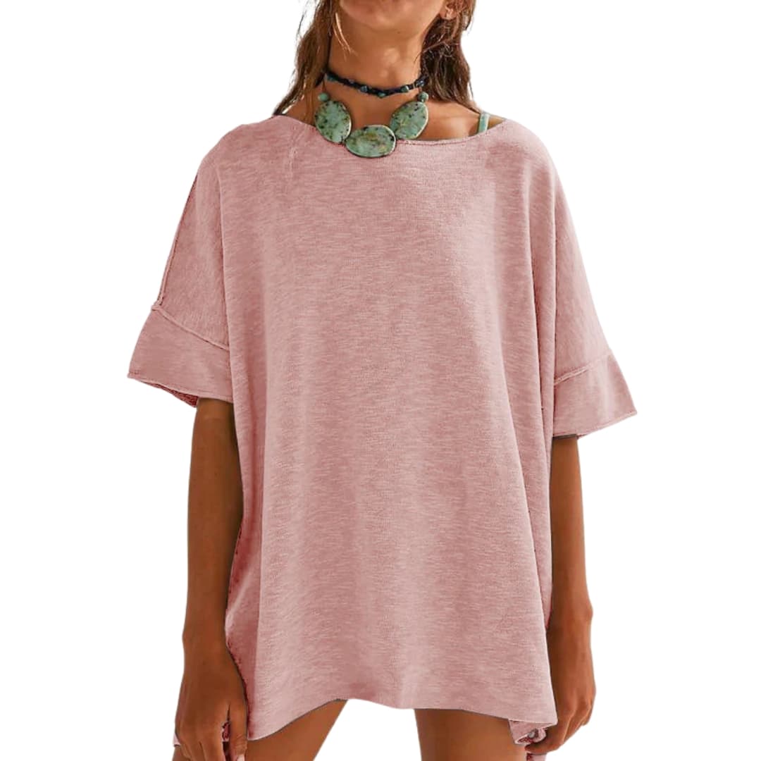 Women's Oversized Crew Neck T-Shirt Loose Fit