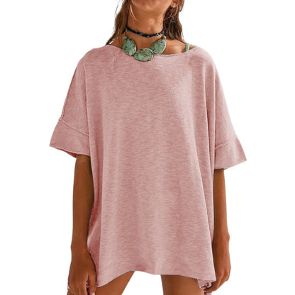 Women's Oversized Crew Neck T-Shirt Loose Fit