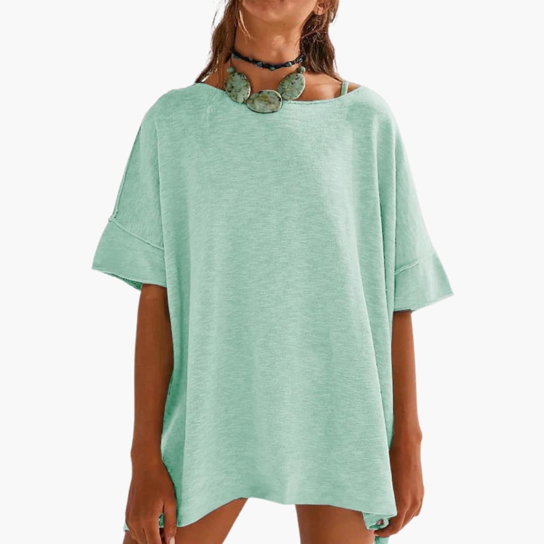 Women's Oversized Crew Neck T-Shirt Loose Fit
