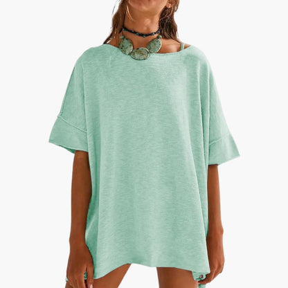 Women's Oversized Crew Neck T-Shirt Loose Fit