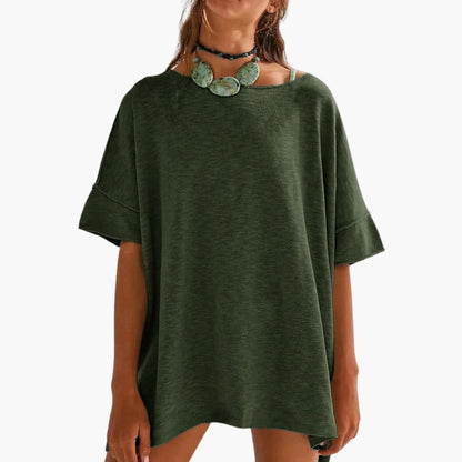 Women's Oversized Crew Neck T-Shirt Loose Fit