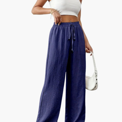 Women's Loose Fit Elastic Waist Pants - VibreMode