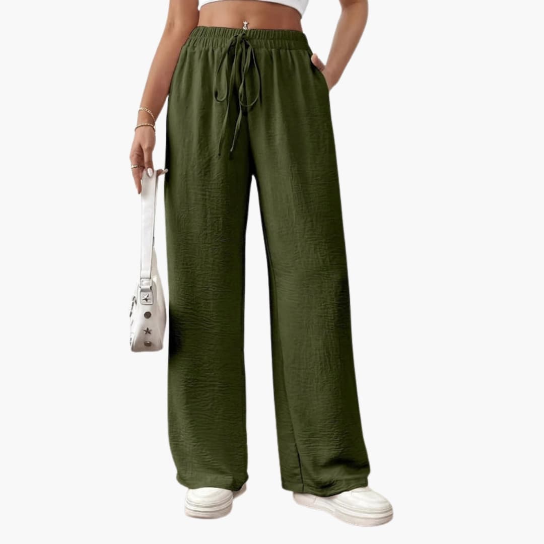 Women's Loose Fit Elastic Waist Pants