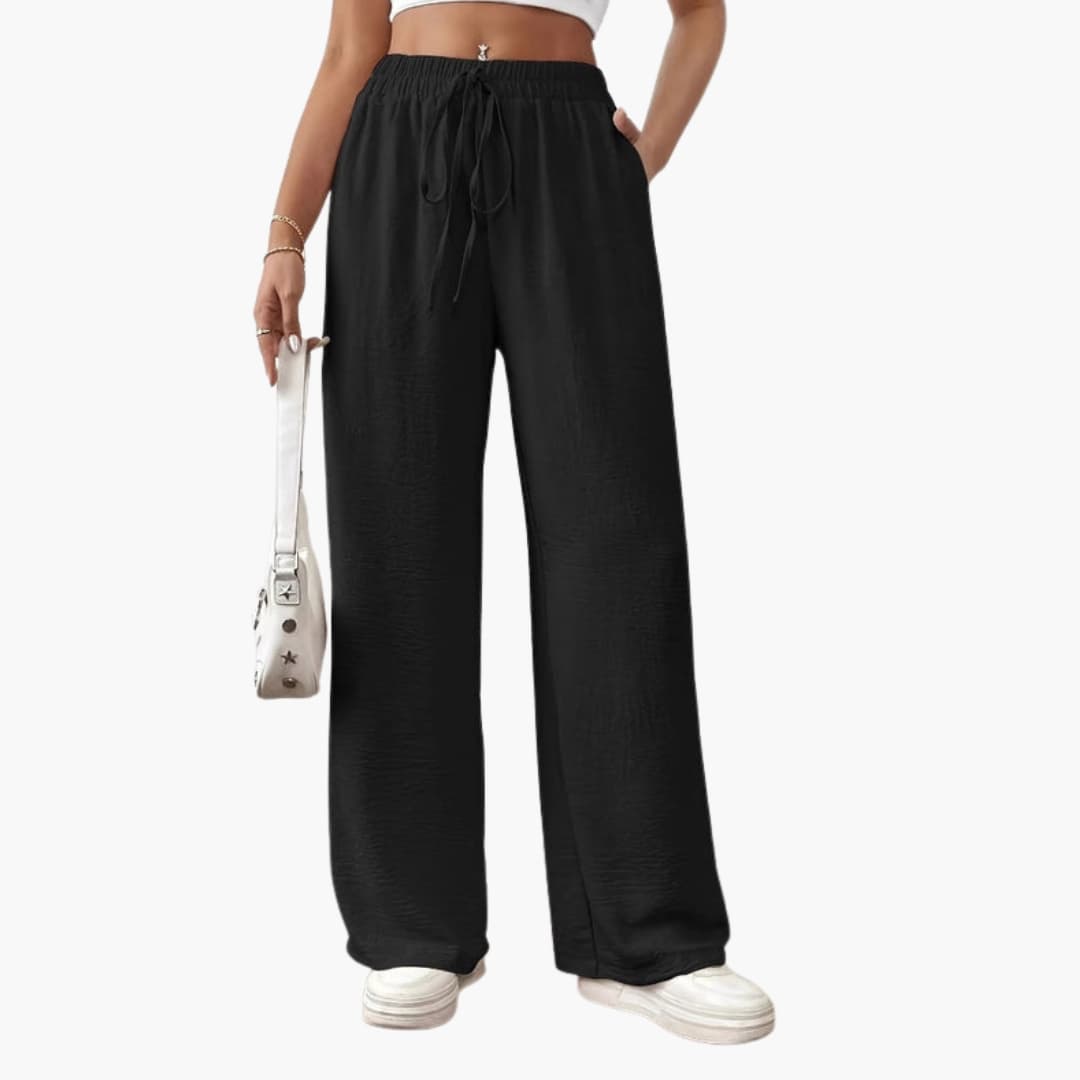 Women's Loose Fit Elastic Waist Pants