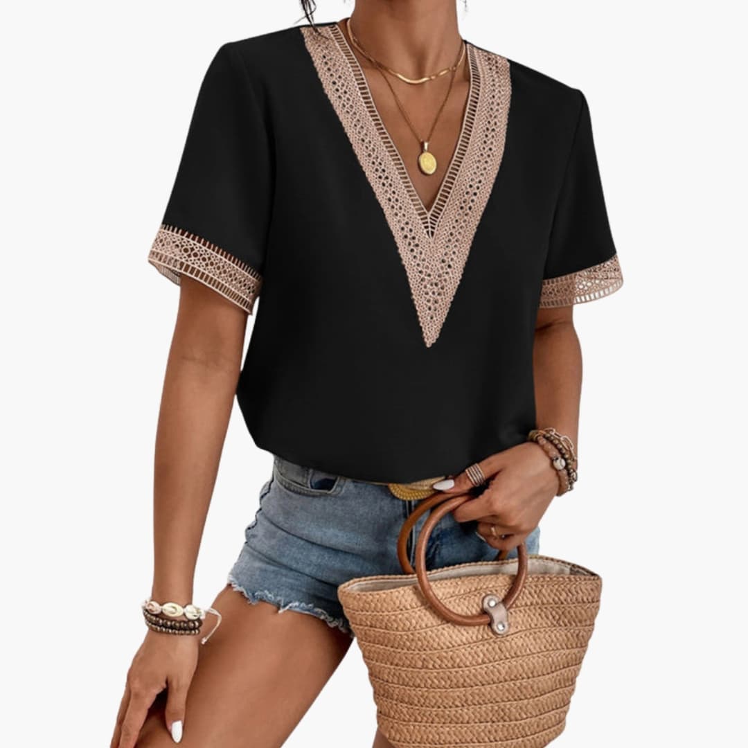 Women's Short Sleeve T-Shirt Loose Fit Cotton