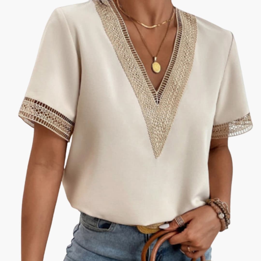 Women's Short Sleeve T-Shirt Loose Fit Cotton