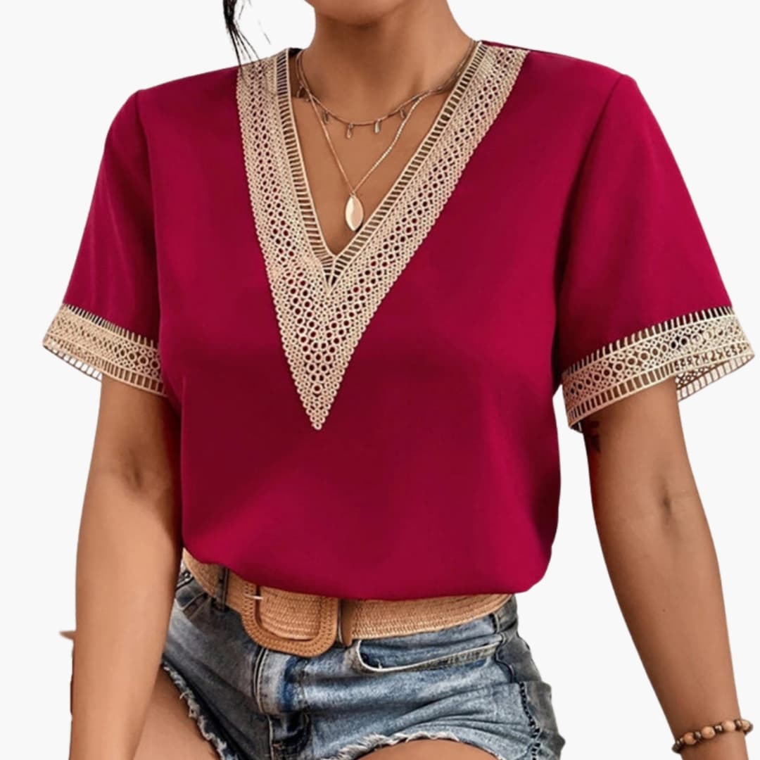 Women's Short Sleeve T-Shirt Loose Fit Cotton