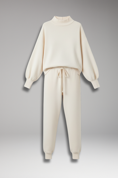Women's Lounge Pants Set Elastic Waistband - VibreMode
