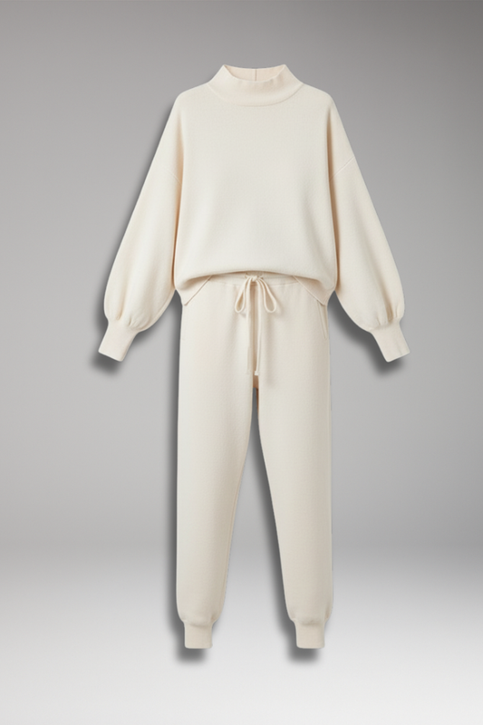 Women's Lounge Pants Set Elastic Waistband - VibreMode