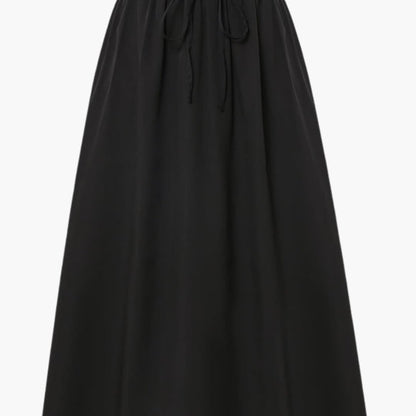 Women's Elastic Waist Midi Skirt Floral Print