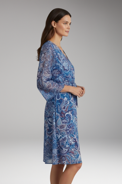 Women's V-Neck Boho Mini Dress