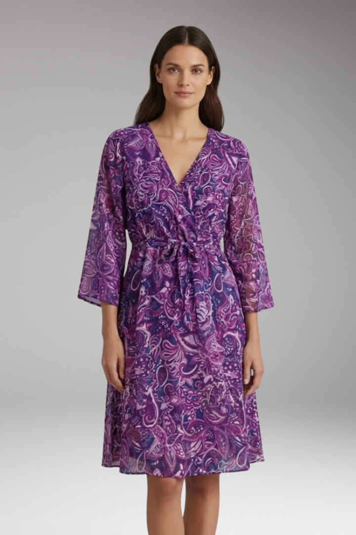 Women's V-Neck Boho Mini Dress