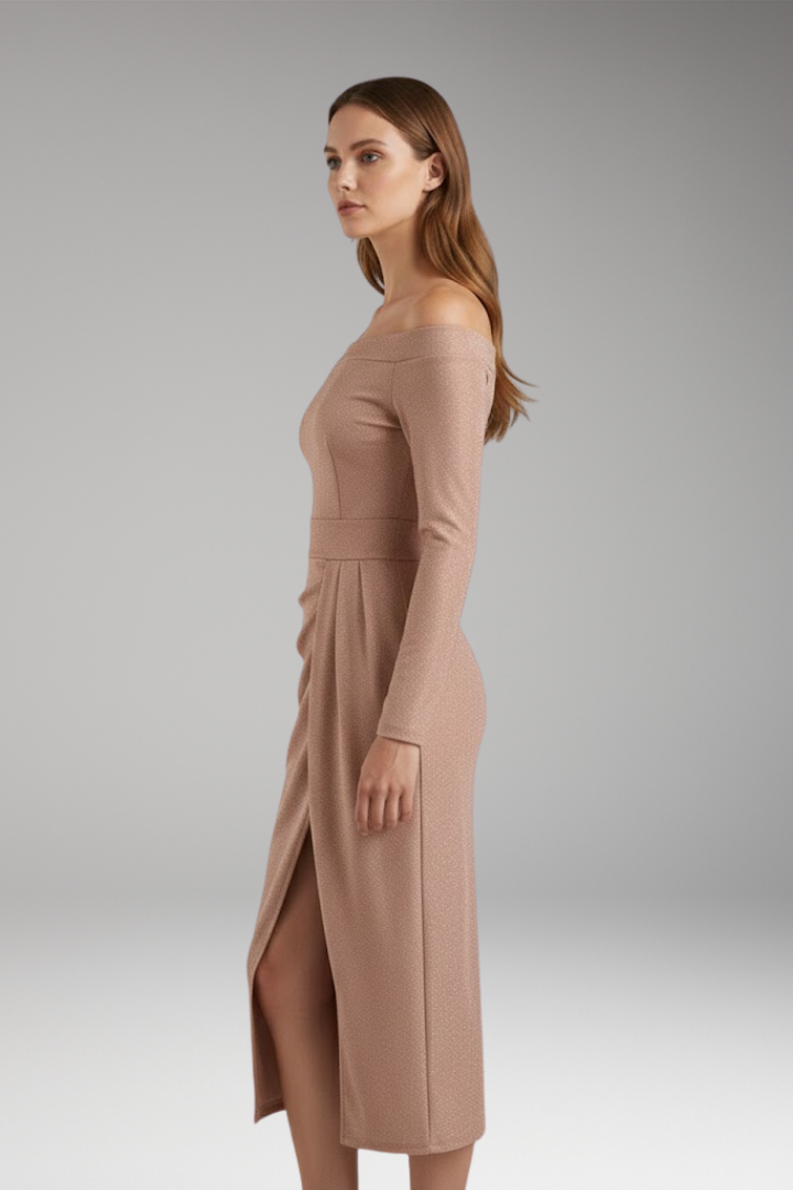 Women's Off Shoulder Long Sleeve Dress