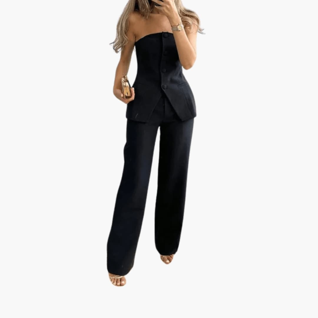 Women's Off Shoulder Two Piece Skirt Set Long Sleeve
