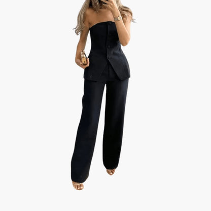Women's Off Shoulder Two Piece Skirt Set Long Sleeve