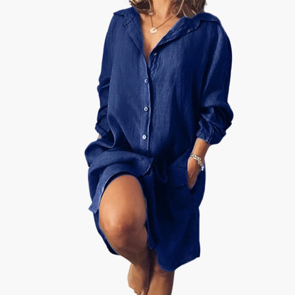 Women's Long Sleeve Button-Up Shirt