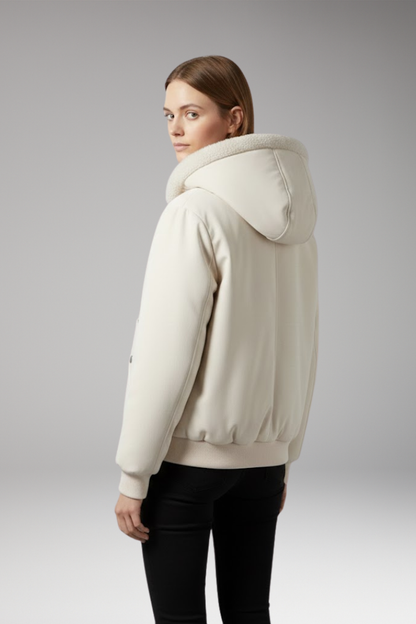 Women's Plus Size Jacket Textured Front Zip