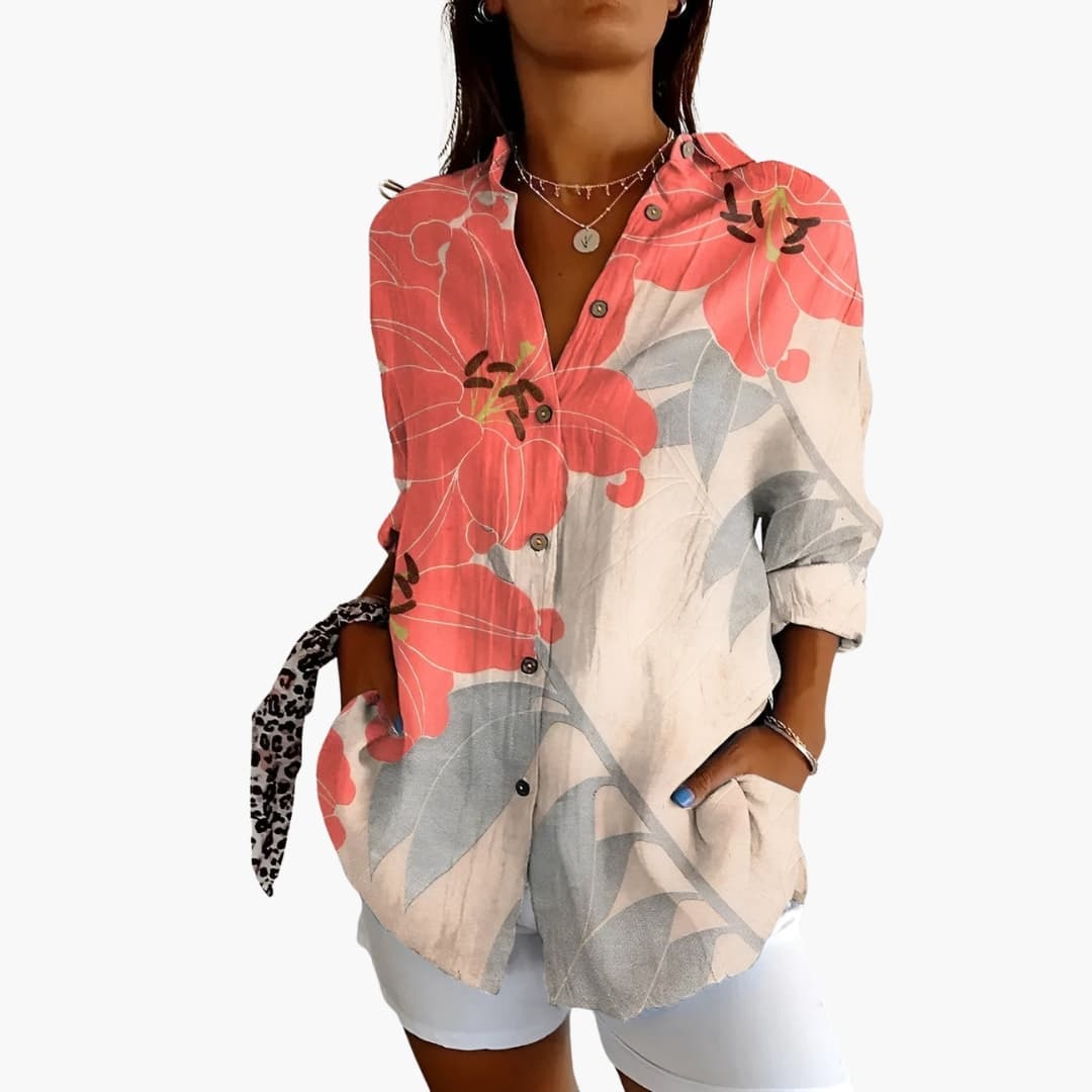 Women's Short Sleeve Blouse Loose Fit Everyday