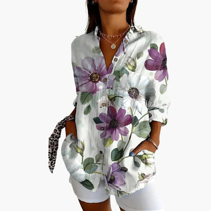 Women's Short Sleeve Blouse Loose Fit Everyday