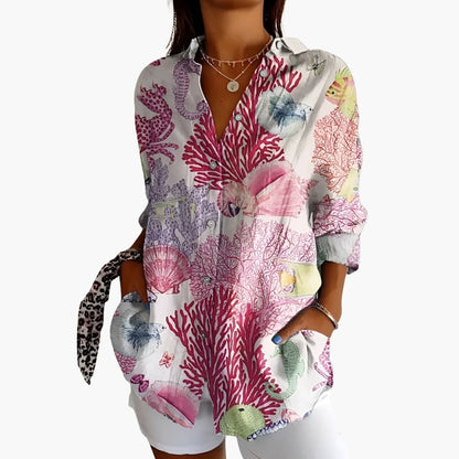 Women's Short Sleeve Blouse Loose Fit Everyday
