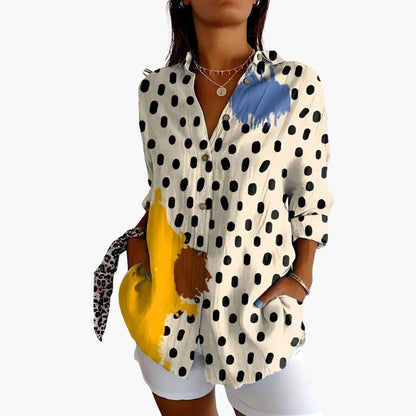 Women's Short Sleeve Blouse Loose Fit Everyday