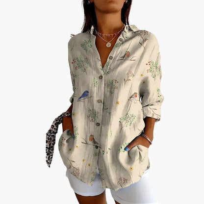 Women's Short Sleeve Blouse Loose Fit Everyday