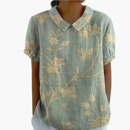 Women's Long Sleeve Button Down Shirt Loose Fit - VibreMode