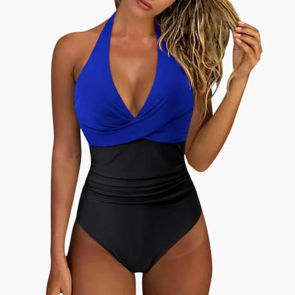 Women's Push-Up One-Piece Swimsuit Adjustable Strap