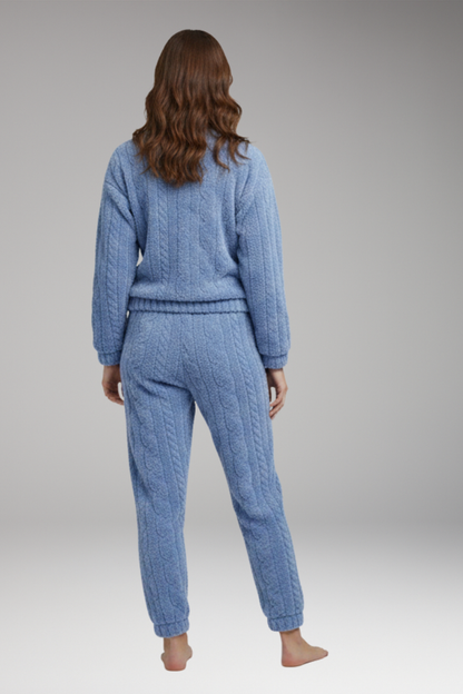 Women's Pyjama Set Round Neck Cotton