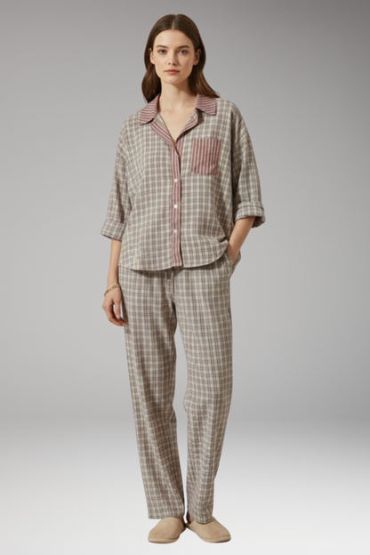 Women's Checked Flannel Pyjama