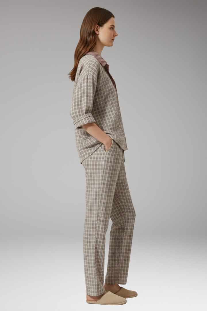 Women's Checked Flannel Pyjama