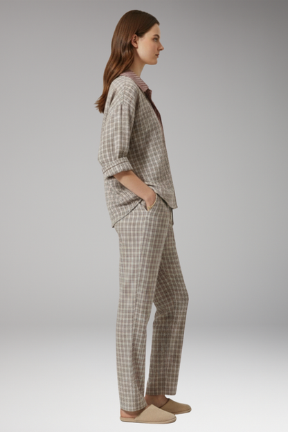 Women's Checked Flannel Pyjama