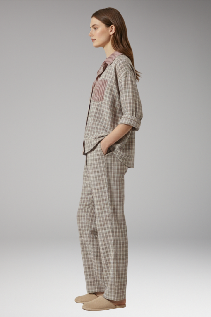 Women's Checked Flannel Pyjama