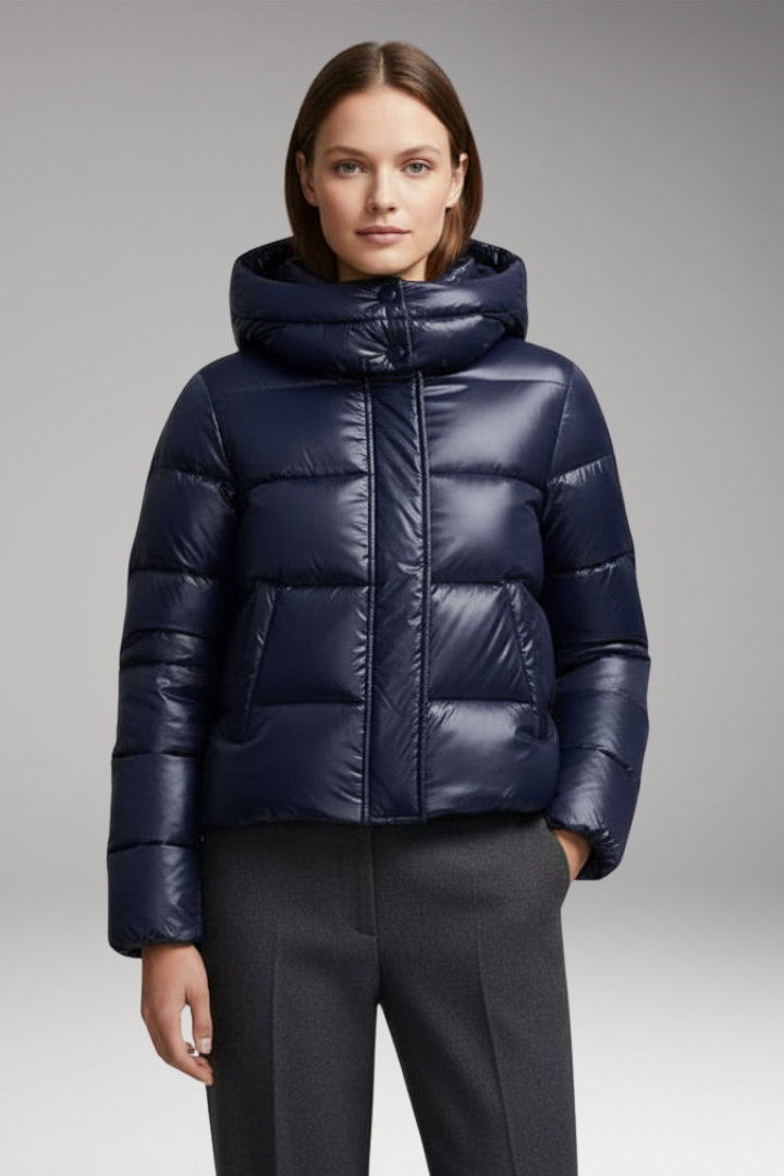 Women's Quilted Hooded Jacket