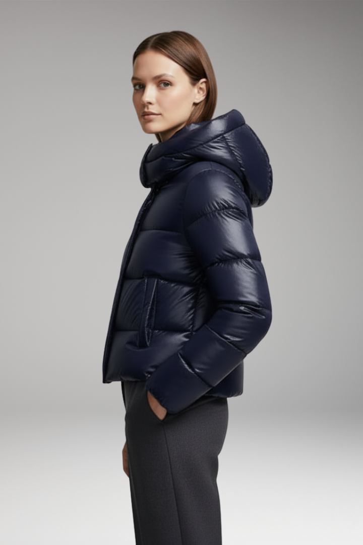 Women's Quilted Hooded Jacket