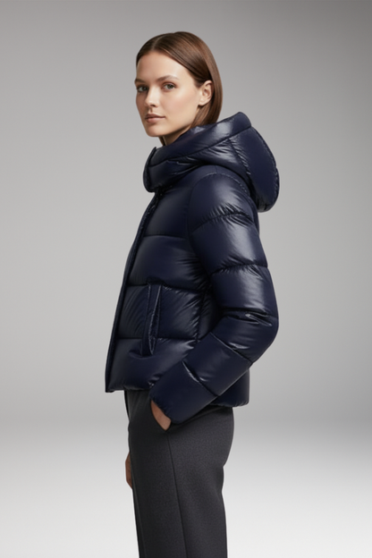 Women's Quilted Hooded Jacket