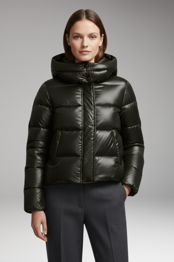 Women's Quilted Hooded Jacket